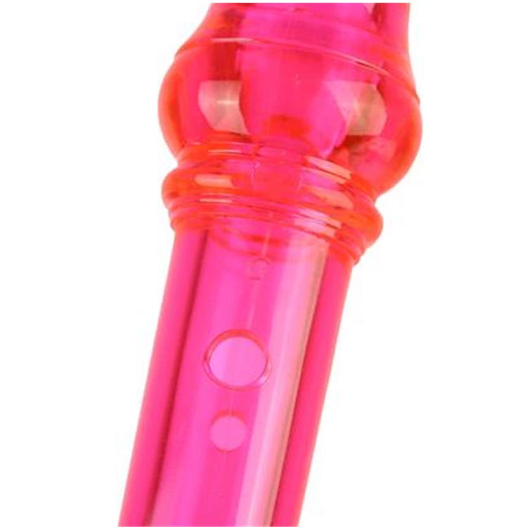 Soprano Descant Recorder 8 hullfløyte med / rensestangpose instruksjon rosa