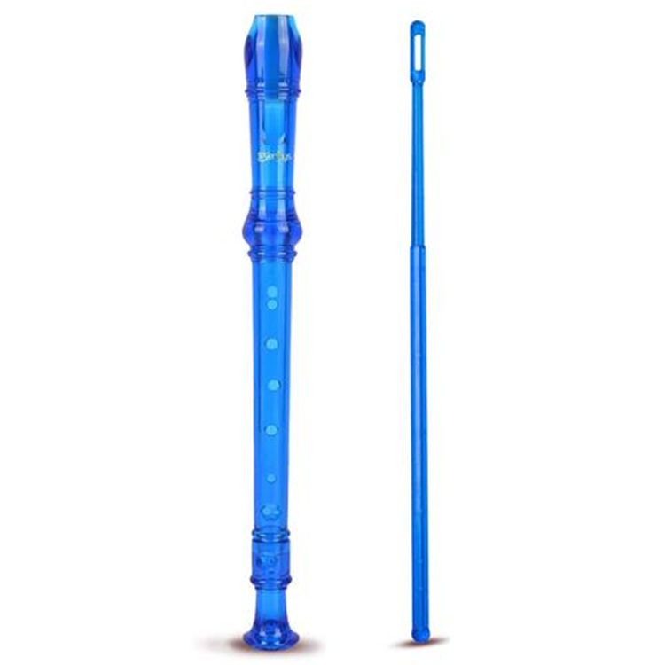 Soprano Descant Recorder-8 Hole m / Rengjøringsstav Saksinstruksjon