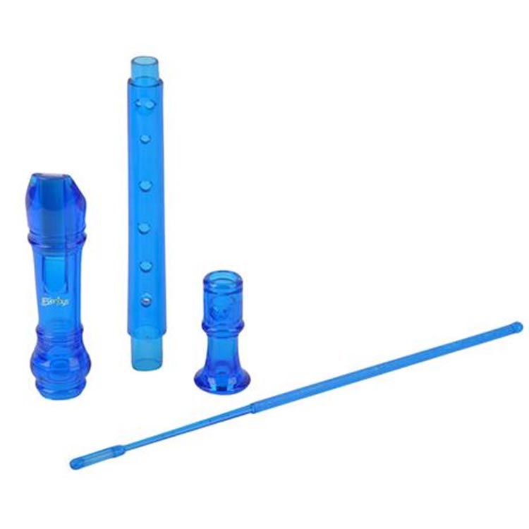 Soprano Descant Recorder-8 Hole m / Rengjøringsstav Saksinstruksjon