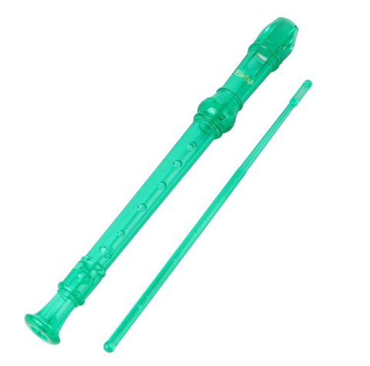 Soprano Descant Recorder 8 hullfløyte med / rengjøringsstangposeinstruksjon