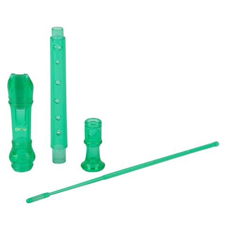Soprano Descant Recorder 8 hullfløyte med / rengjøringsstangposeinstruksjon