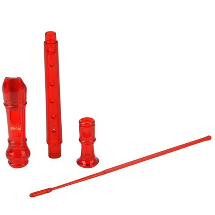 Soprano Descant Recorder 8 hullfløyte med / rengjøringsstangposeinstruksjon