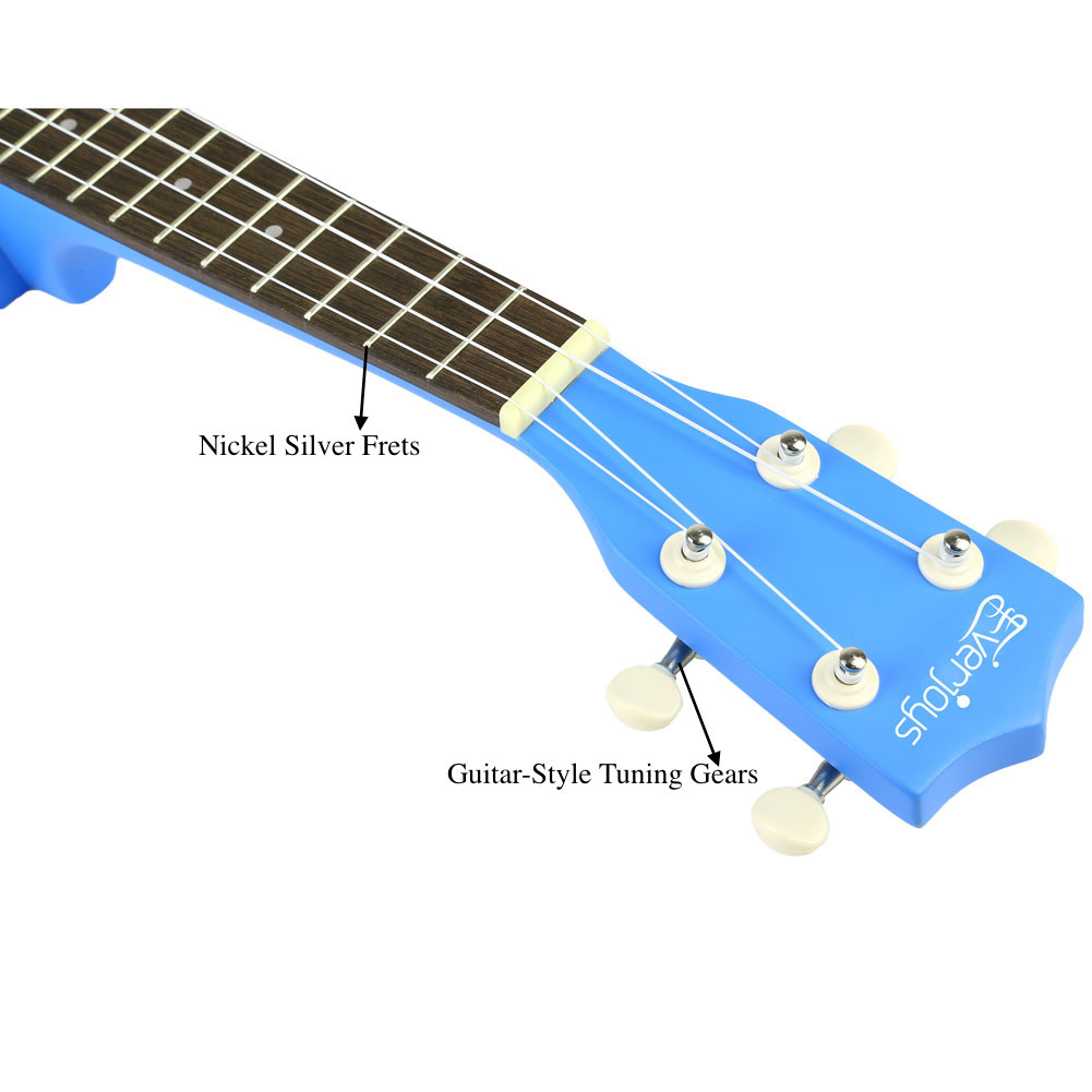 Soprano Ukulele Beginner Pack-21 Inch m / Gig Bag Songbook Digital Tuner
