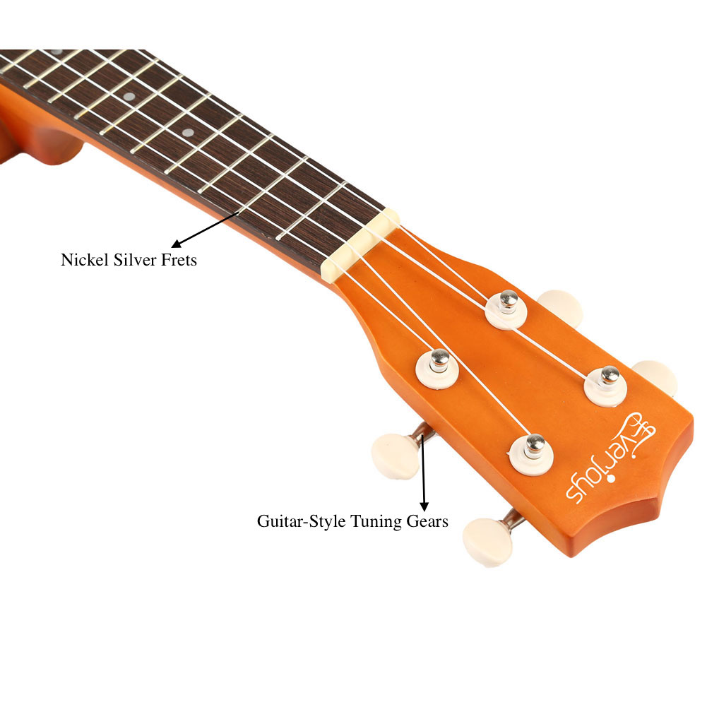 Soprano Ukulele Beginner Pack-21 Inch m / Gig Bag Songbook Digital Tuner