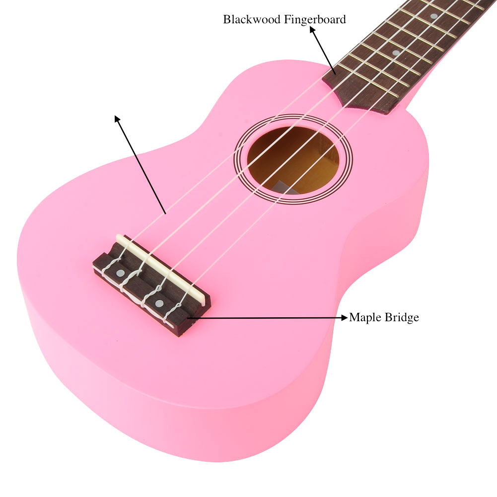 Soprano Ukulele Beginner Pack-21 Inch m / Gig Bag Songbook Digital Tuner