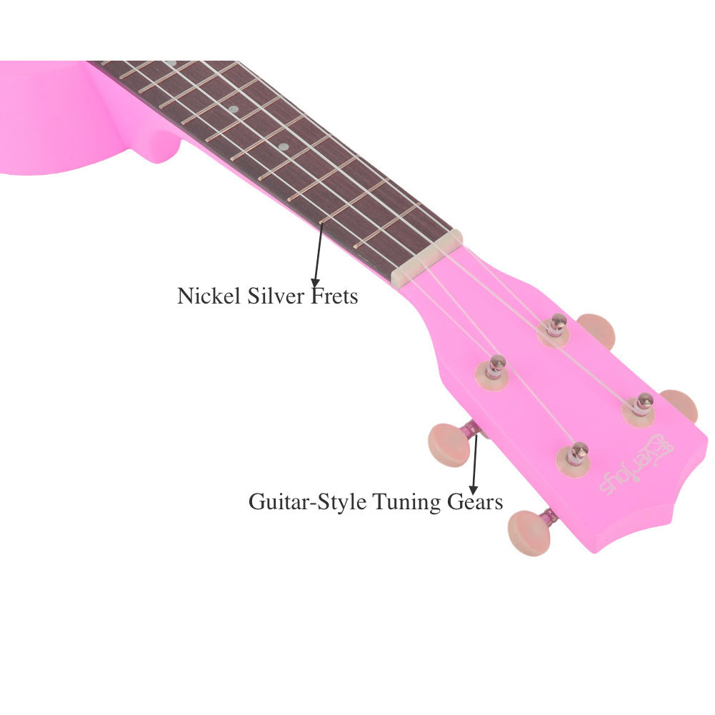 Soprano Ukulele Beginner Pack-21 Inch m / Gig Bag Songbook Digital Tuner